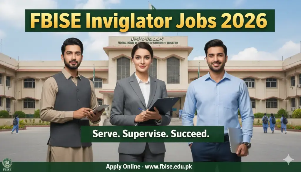 FBISE Invigilator Jobs 2026