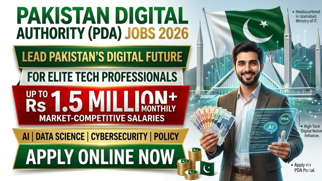 Pakistan Digital Authority PDA Jobs 2026