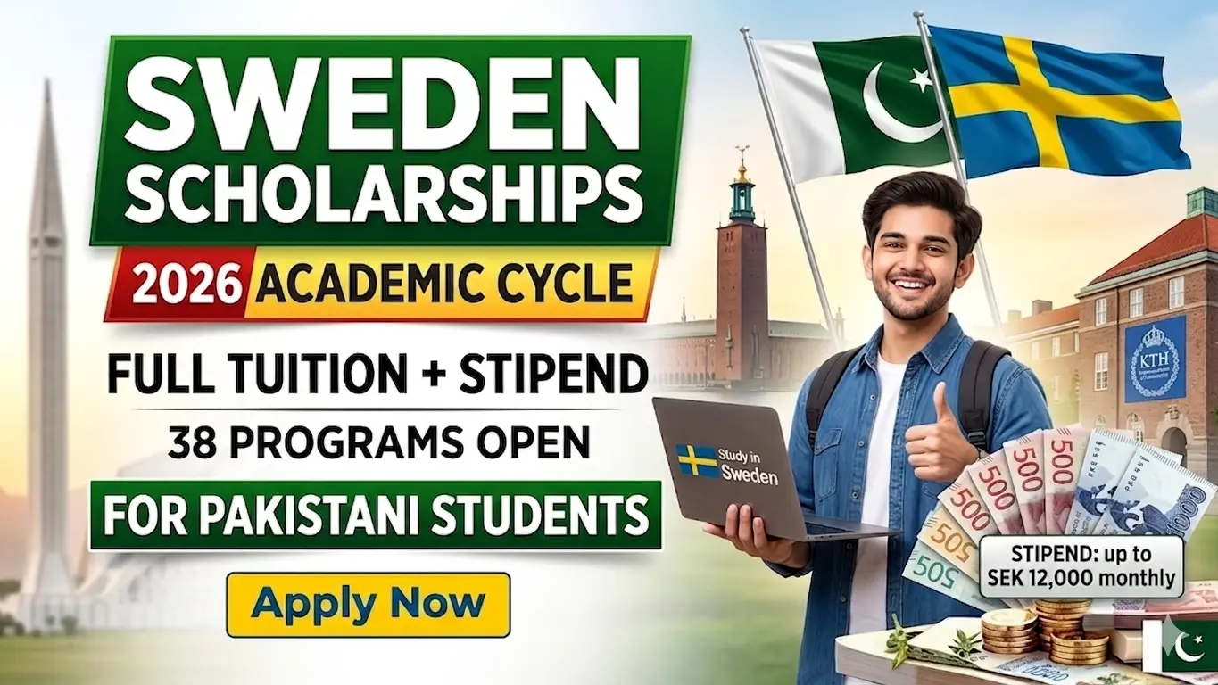 Sweden Scholarships for Pakistanis