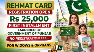 Great News for PSER Families: Govt Launches Rehmat Card Portal 2026