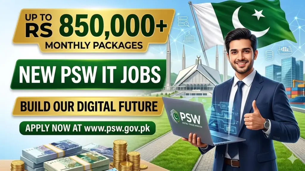 Pakistan Single Window PSW Jobs 2026