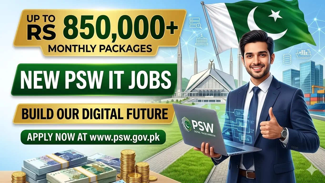 Pakistan Single Window PSW Jobs 2026