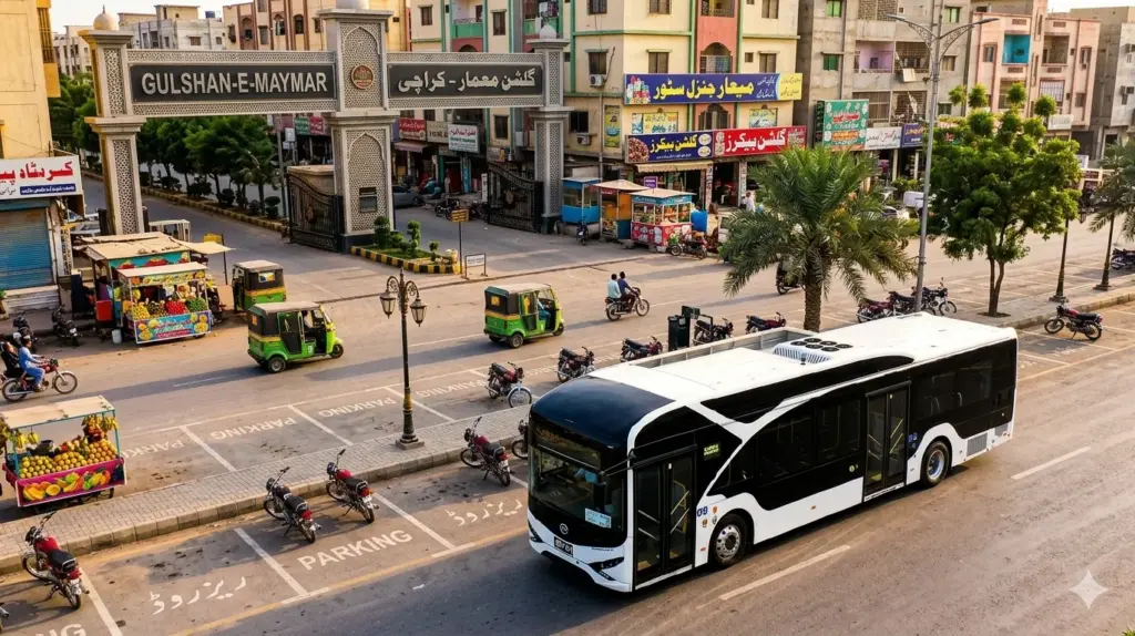 Karachi Electric Bus Route