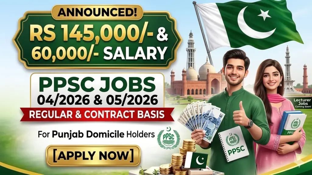 PPSC Jobs Advertisement 04/2026