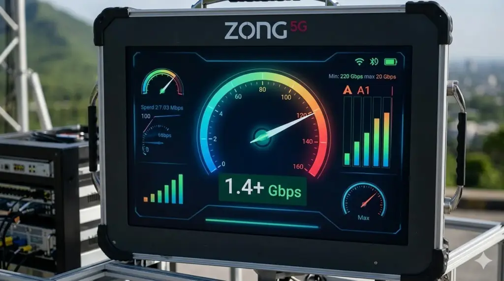 Zong 5G Tests Smash 1.4 Gbps Record in Islamabad