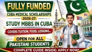 HEC Cuba Undergraduate Medical Scholarships 2026-27 Guide