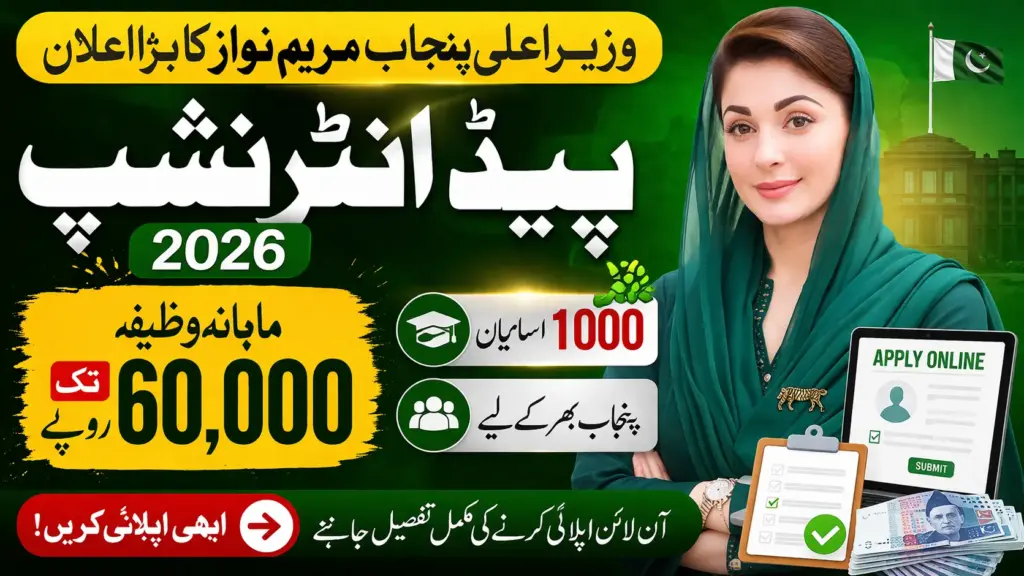 CM Punjab Paid Internship 2026
